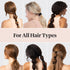 Kitsch Black Hair Ties, 20pcs No Damage Strong Stretchy Hair Bands, Soft Nylon Ponytail Holders for Updos & Braids
