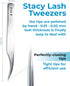 Stacy Lash STL-1 Isolation Eyelash Extension Tweezers for Classic Extensions & Individual False Lashes