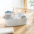 Multi-Purpose Plastic Cleaning Caddy with Handle - Shower Caddy Organizer/Storage Basket for Bathroom Supplies and