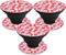 MightySkins Skin (3 Pack) Compatible with PopSockets - Red Petals | Unique Vinyl Decal Wrap Cover | Easy to Apply,