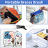 Interdental Brush Set, 100Pcs Soft Braces Brushes, 40Pcs Tooth Flossing Heads, 60pcs Disposable Flossers (Black)