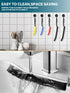 5Pcs Hard Bristle Crevice Cleaning Brushes - 13 /9.2 for Household Use, Designed for Cleaning Narrow Spaces
