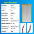 Qimoo 1260110 3.7V 10000mAh 1260110 Pack PH2.0mm Lipo Battery Rechargeable Lithium Polymer Battery with JST Connector