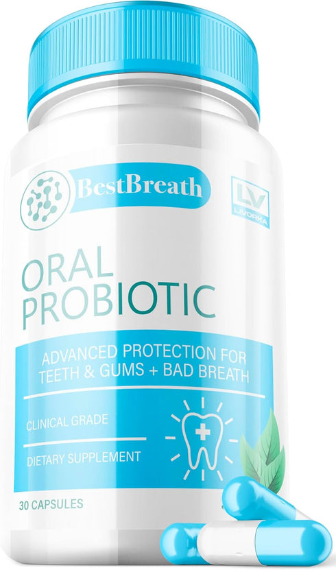 1 Pack Best Breath Oral Probiotic, 30 Capsules for 1 Month, BestBreath for Bad Breath