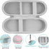 PISIWER Toothbrush Travel Case For Electric Toothbrush, Hard Protective Storage Bags(Milk Grey)
