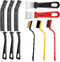 MixS Live 8Pcs Hard Bristle Crevice Cleaning Brush Set,Heavy Duty Grout Brush Kit, Deep