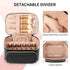 OCHEAL Makeup Bag, Multifunctional Make Up Bags with Zipper Pouch Large Compact Makeup Bag Organizer for Women Girls Cosmetics Toiletry Brushes Storage Makeup Case with Handle Divider-Black