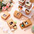 Outus 100 Packaging 3.5 2.6 1.2 Inch Pcs Soap Boxes Bulk Soap Boxes for Homemade with Window Mini Kraft Paper Container