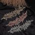 Rhinestone Wedding Hair Accessory Crystal Wide Headband for Bride (Gold)