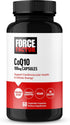 FORCE FACTOR CoQ10 100mg, Vegan Heart Health Supplement with Enhanced Absorption, 60 Vegetable Capsules