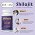 60,000 MG Shilajit Pure Himalayan Organic Capsules - 100% Gold Grade for Energy Boost & Immune Support - 60 Capsules