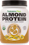 Natures Plus Almond Protein Powder, 1.04 lbs, Unflavored, USDA Certified Organic, Non-GMO Vegan Protein