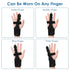 Full Trigger Finger Splint, Hand and Wrist Brace Support for Pain Relief, Arthritis, Tendonitis, Adjustable Locking