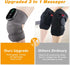 MOAJAZA Cordless Knee Massager - Heated Knee Brace Wrap for Relaxation, Heat and Vibration