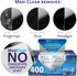 Glasses Wipes Lens Cleaner, 400 Pre-Moistened Individually Wrapped Wipes for Eyeglasses, Electronics, Camera Lens