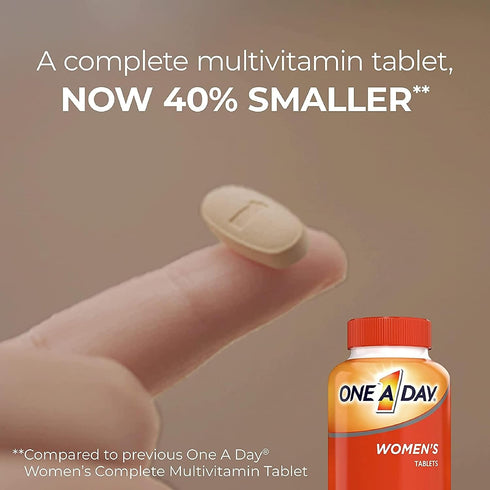 ONE A DAY Womens Complete Daily Multivitamin, 200 Count - Vitamin A, B, C, D, E, Calcium, Magnesium, Immune Support