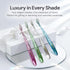 Silver Soft/Medium Bristle Manual Toothbrush with Travel Case