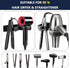 Orepzinc Hair Straightener Holder Wall, Thickened Blow Dryer Holder Wall Mounted Stainless Steel Hairdryer Holder
