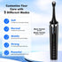 HapyLark 6 5 IPX6 Electric Tooth Polisher, Rechargeable Teeth Cleaning Kit with Cleaning Heads, Speed Modes, LED Light
