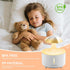 Missfly 300ml 360 Cloud Shape Cool Mist Humidifier Diffuser, Rotatable, Quiet Auto Safety Shutoff, Easy Refill Home