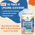 2400MG Liposomal Glutathione Supplement with Vitamin C, Non-GMO Antioxidant for Immune System, 120 Softgels