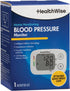 HealthWise Blood Pressure Monitor | Adult Wrist Cuff | Intelligent Inflation Technology | 2-Person Memory | Irregular Heartbeat Detection | Hypertension Indicator | 3-Year Warranty