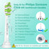 Aoremon Toothbrush Replacement Heads Compatible with Philips Sonicare DiamondClean, 6 Count, White