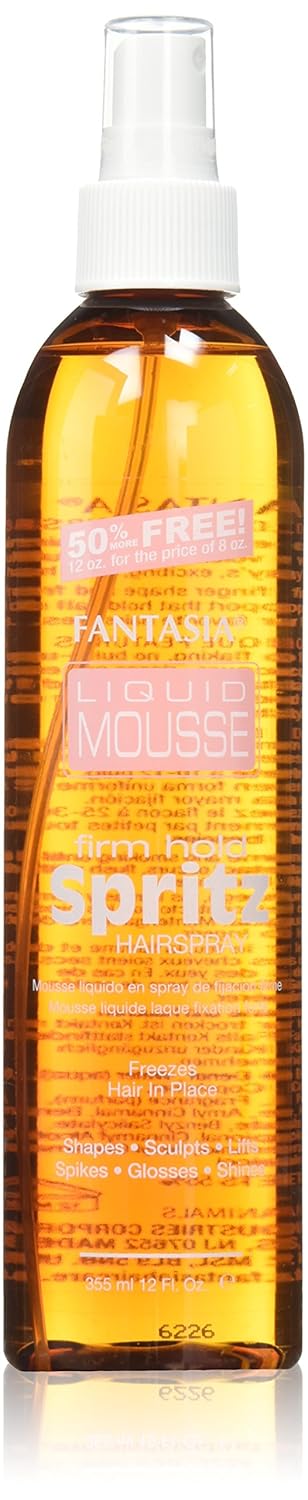 Liquid Mousse Spritz Spray Firm Hold, 10 Fl Oz