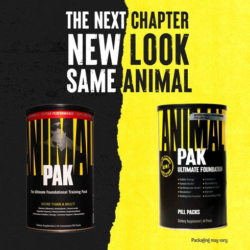 Animal Pak All-in-One Vitamin & Supplement Pack - Zinc, Vitamins C, B, D, Amino Acids, Sports Nutrition Multivitamin