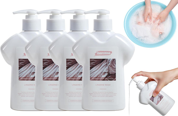 Lingerie Detergent - Double Concentrated, Lady Scented, Delicate Cleaning Liquid, 10.14 Fl Oz