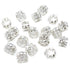 Honbay 20PCS Silver Rhinestone Hair Rings, Dreadlocks Beads, Braiding Hair Jewelry