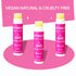 Rose Lip Balm Collection, Vegan Set, Beeswax Free, with Organic Jojoba & Avocado Oil, 3 Tube Set