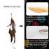 ICYANG Halloween Women Feather Hair Clips, 6 Pieces Handmade Boho Hair Extensions