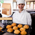 SixWeKit 50 Pack 11" 8.66" 4.33" Packaging Kraft Paper Bread Bags with Clear Window, x x Bakery Sourdough Bags Tin Tie