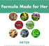 Detox for Her 30 Day Detox Cleanse Formula for Healthy Digestion, Promotes Detoxification & Balances