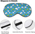 Sleeping Mask for Men & Women,Broccoli Cauliflower Blue Dots Block-Out Eye Mask for Sleep with Adjustable Strap, Night