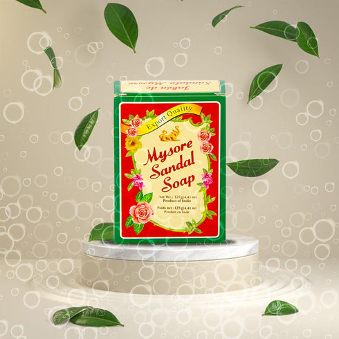 Mysore Sandal Soap 4.41 oz (125 Grams) Box - Pack of 5