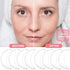 Syhood 12 Pieces Silicone Eye Wrinkle Pads, Anti Aging Reusable Under Eye Patches for Mouth and Eyes