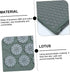 Set Acupoint Massage Mat Pillow with Bag Grey Yoga Exercise Mat for Neck and Back Relief for Relaxation and Muscle