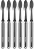 Charcoal Toothbrushes, Soft Activated Charcoal Toothbrush, Teeth Whitening, 6 pc for Adults & Kids