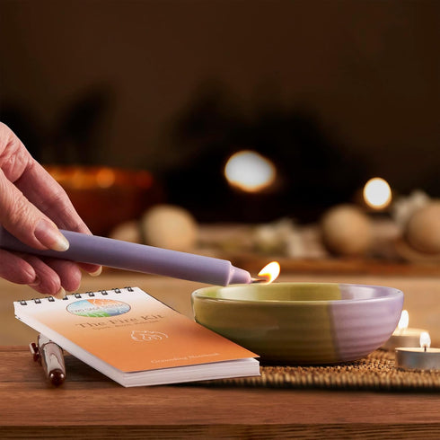 The Fire Kit - Burn Negative Thoughts for Stress Relief and Healing - Give the Gift of Peace of Mind - Self Care Kit By