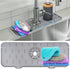Kitchen Sink Splash Guard - Faucet Mat for Kitchen Sink Silicone Scrubber Dish Set - Food Grade Silicone BPA Free Silicone Kitchen Scrubber by Asiopphire
