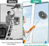 Washable Ceiling Fan Cleaner, 13 to 50 Inch Microfiber Duster with Telescoping Extension Pole (Gray)
