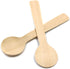 3.9 Inches Mini Wooden Ice Cream Dessert Spoons, Disposable Cutlery, Pack of 100