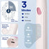 SEAGO Electric Toothbrush with 10 Brush Heads, Travel Toothbrush with Case and Timer for Adults
