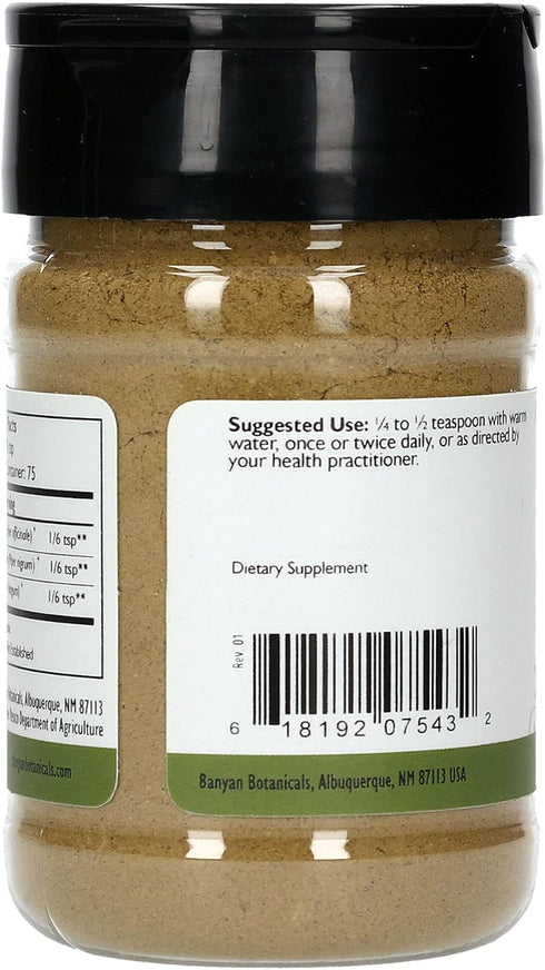 Banyan Botanicals Trikatu Powder, USDA Organic Spice Jar, Heating & Stimulating for Digestion Support