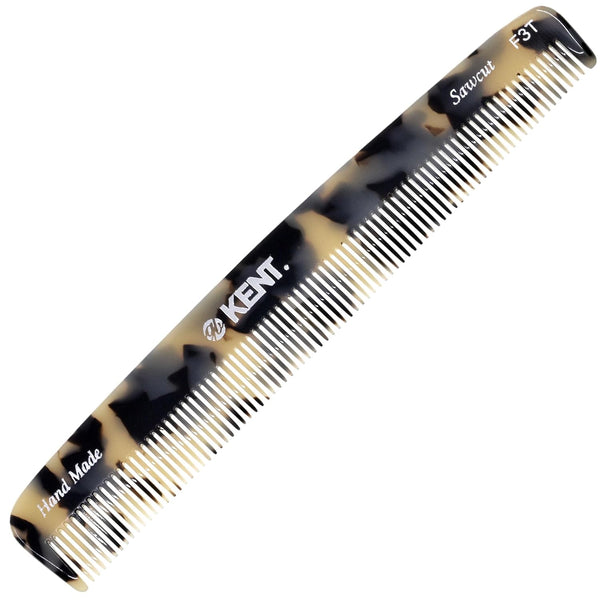 Kent F3T Fine Tooth Comb for Hair Care, Dandruff Comb for Men and Women, Parting Comb with Fine Teeth