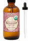 US Organic Rosehip Seed Oil, 4 oz - USDA Certified Organic, Cold Pressed in Amber Glass Bottle