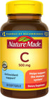 Nature Made Vitamin C 500 mg, Dietary Supplement for Immune Support, 60 Softgels
