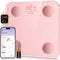 Smart Scale for Body Weight, Digital Bathroom Scale with BMI, Body Fat Monitor, Smartphone App, Compact Size, 400lb